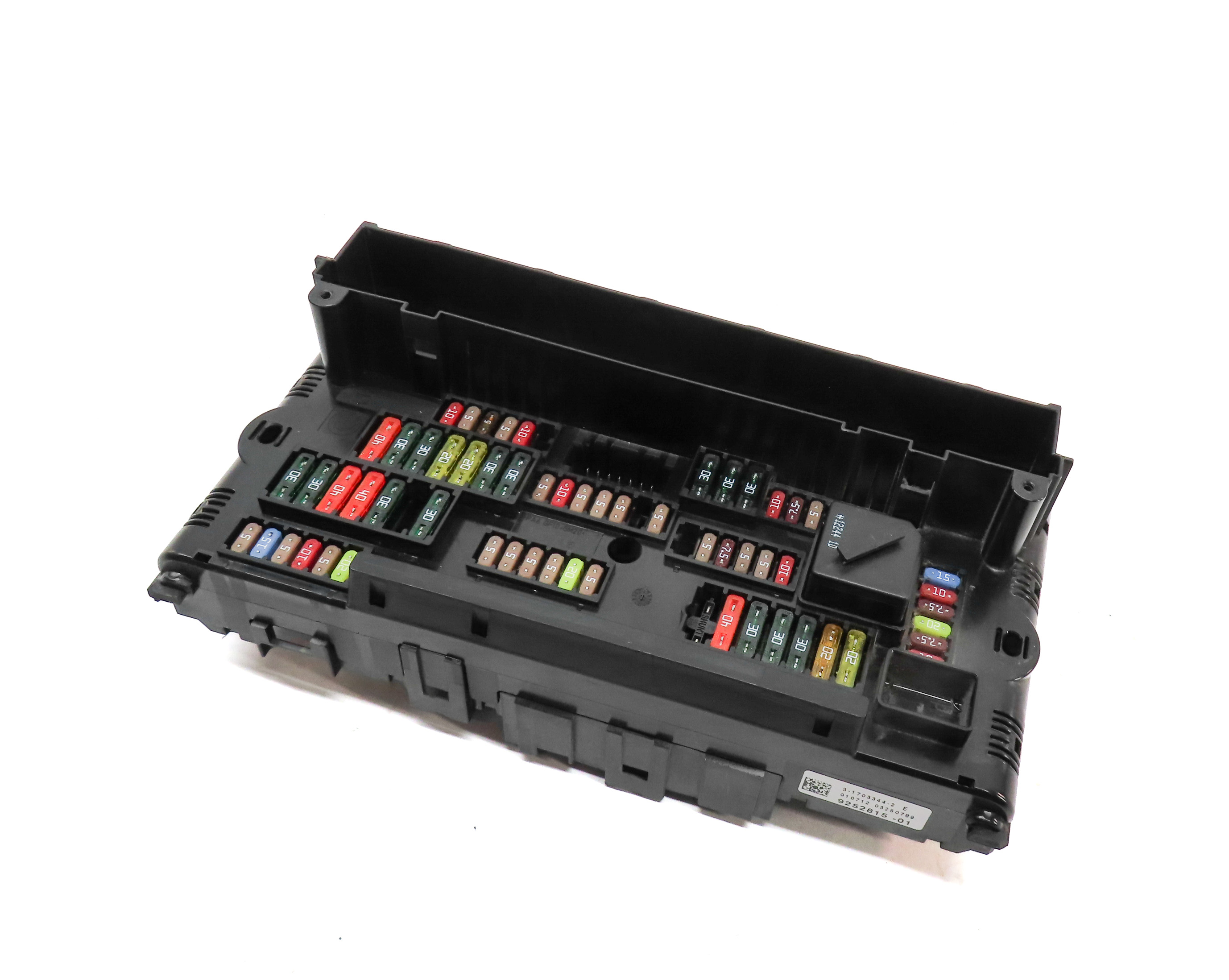 2012-2017 BMW 5 6 7 (F01 F06 F10) FRONT POWER DISTRIBUTION RELAY FUSE BOX — exact item pictured